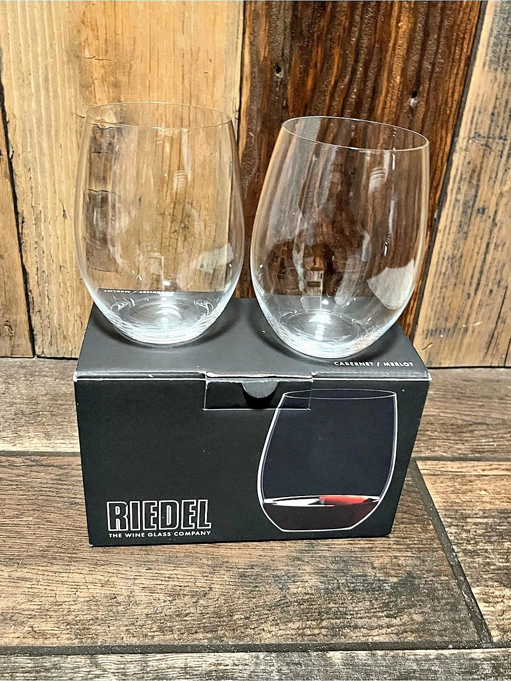 RIEDEL O Riedel Cabernet / Merlot Stemless Wine Glasses O Stemless Wine Glasses